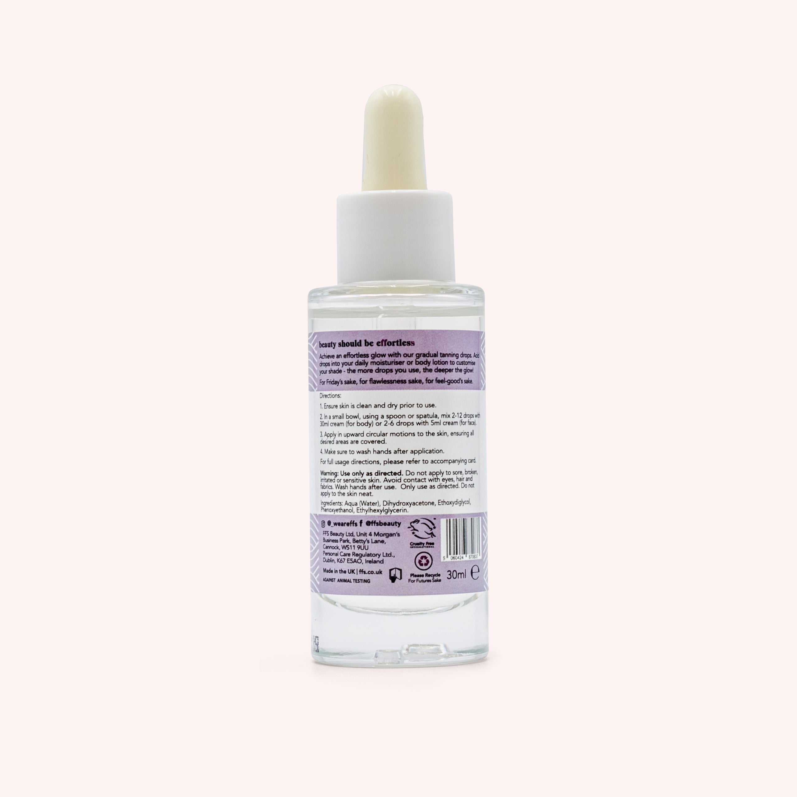 Golden Customisable Tanning Drops